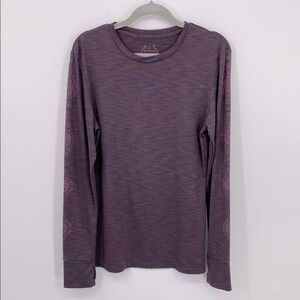 Prana Long Sleeve Athletic Tee Shirt Size Large